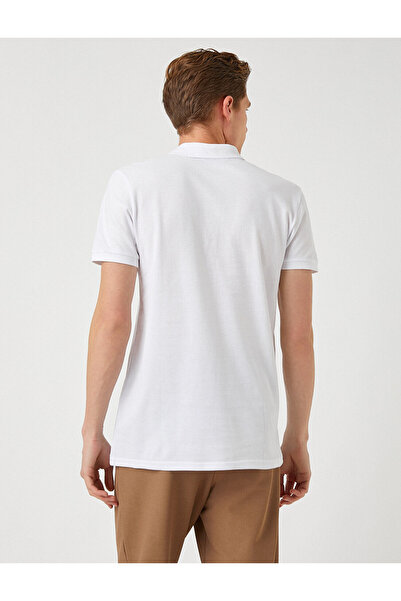 Koton Basic-T-Shirt mit Polokragen