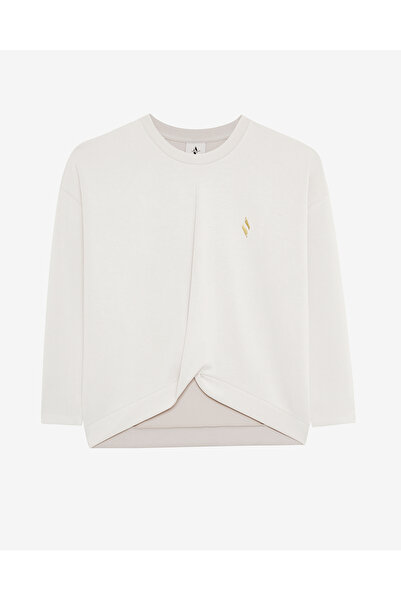 SKECHERS W Soft Touch Crew Neck Sweatshirt Kadın Gri Sweatshirt S242152-013