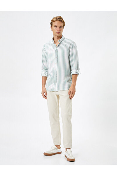 Koton Гольф з довгим рукавом Slim Fit Classic Сорочка