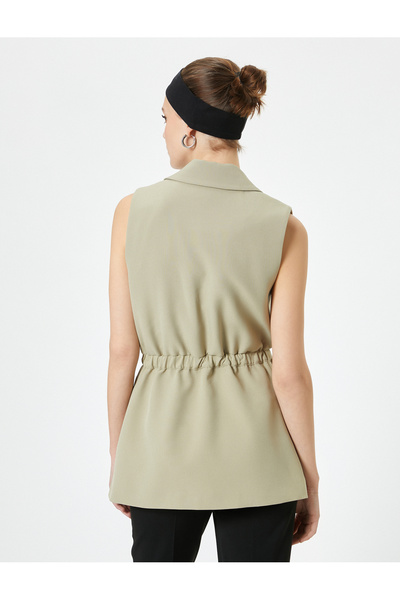 Koton Жилет двобортний із застібкою на пояс Детальніше