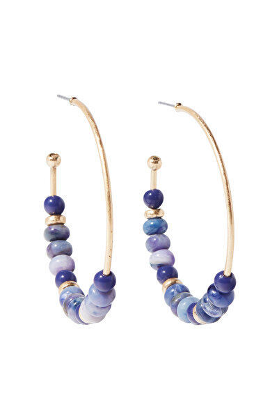 PARFOIS Gold Resin Halka Küpe