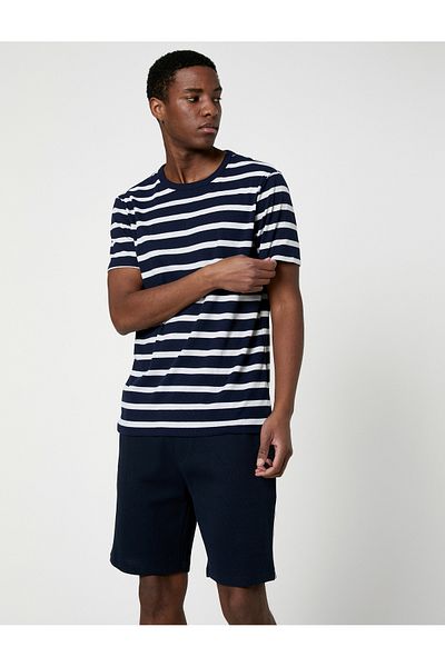 Koton Bermuda Shorts with Pocket Detail and Lace Waist