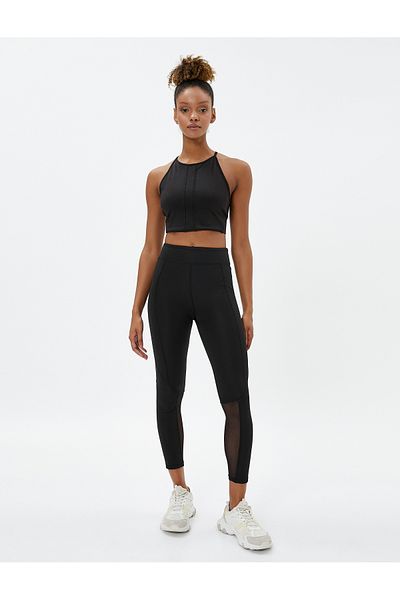 Koton Sutien Sport Halter Gât Fără Sârmă Fără Cupă