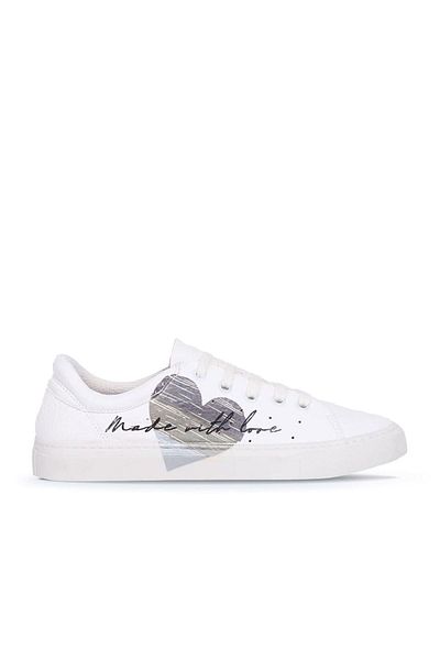 BUENO Pantofi sport albi pentru femei - B22c03 01wq4704