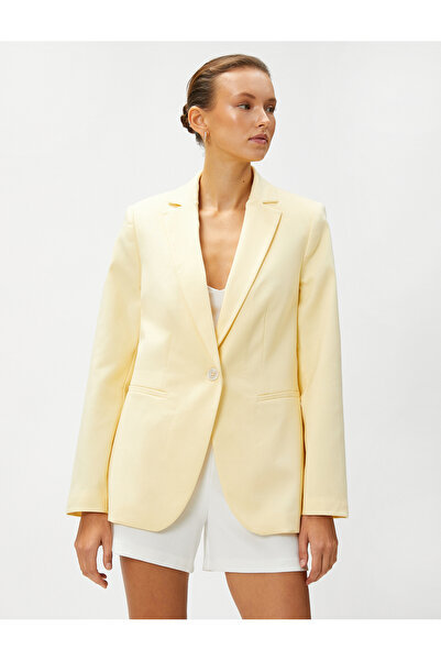 Koton Blazer Jacket Single Button