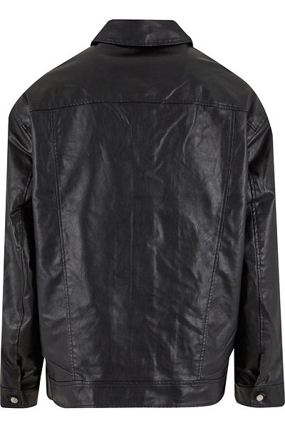 MJ Gonzales Mjg Imitation Leather Jacket