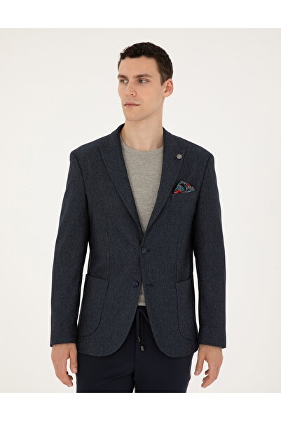 Pierre Cardin Lacivert Slim Fit Ceket 50292174-VR033