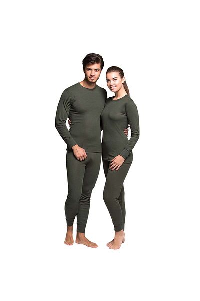 THERMOFORM Khaki Color Adult Thermal Underwear - Thermoform - Active Rib