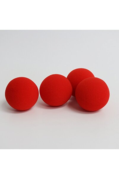 OyuncaklarÜlkesi Pro Sponge Ball Red Professional Red Sponge Balls 4 Pcs 4cm ...