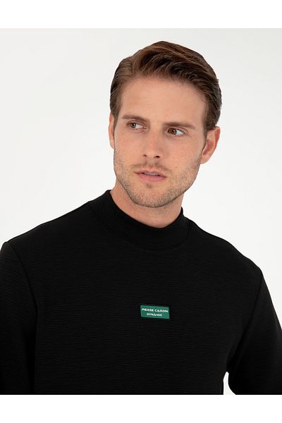 Pierre Cardin Черен суитшърт с нормална кройка 50293256-VR046