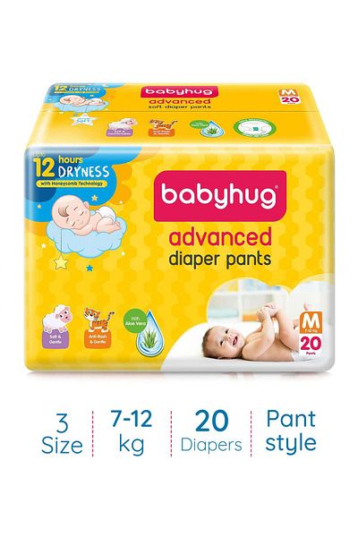 Babyhug Advanced Pant Style Diapers Size 3 - 20 Pieces