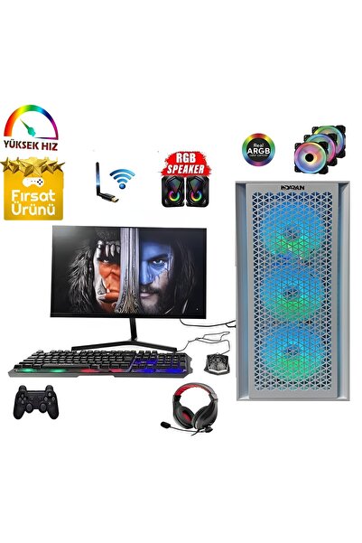 Gaming Game CacheX ATX48 İ5-4570 16GB Ram 1TB SSD 4gb GTX1050Tİ 27''Oyuncu Bi...