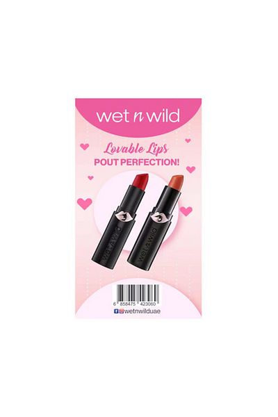 WET N WİLD Wet n Wild Megalast Matte Lipstick X2PC Valentines Value Pack