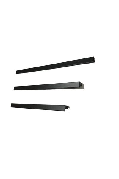 kayakulp L Alüminyum Dolap Kulpu Mat Siyah 96mm