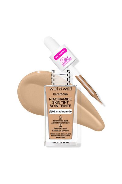 WET N WİLD WnW Bare Focus Niacinamide Skin Tint Amber Beige