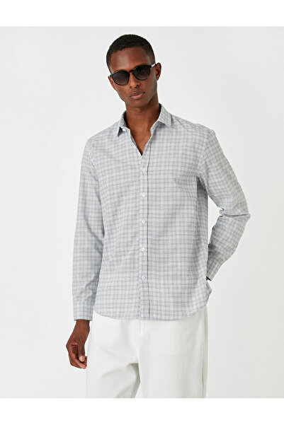 Koton Μη μαγνητικό καρό πουκάμισο