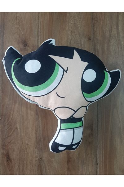owl bag Ow Bag Power Puff Girls Buttercup Pattern Shaped Design Chibi Character Pillow