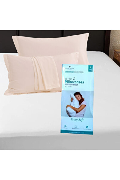 Donetella 2- Piece Microfiber Pillowcase Set - 50x75 cm with Envelope Closure
