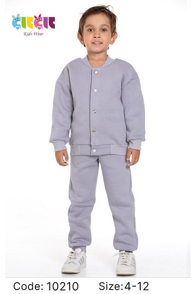 Çıt Çıt Boy and Girl's College Oversize Mold 3 Thread Fleece Set