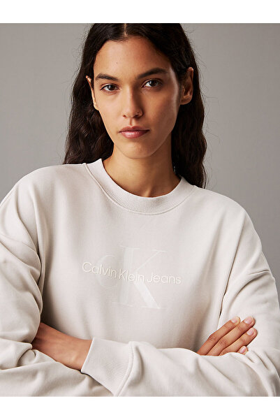 Calvin Klein GLOSSY MONOLOGO REGULAR CREWNECK
