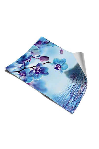 Bigaimaj Acoperire folie Blue Orchid - Capac pentru frigider și mașină de spălat vase, autoadeziv