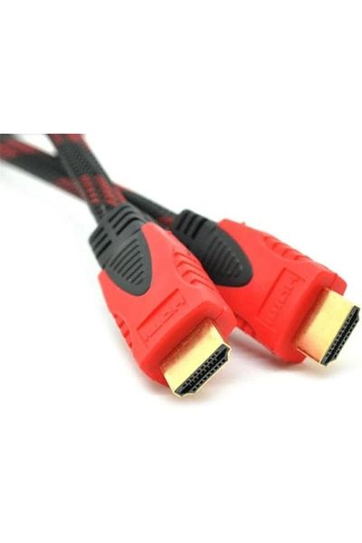 OEM 1.5 متر 4K كامل Hdmi Wicker مضفر كابل ذهبي