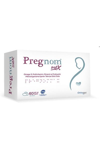 Orthogen Pregnom Max 60 - Soft Gel Capsule