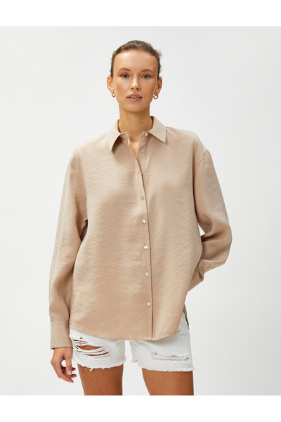 Koton Vissza Részletes modális ing, hosszú ujjú