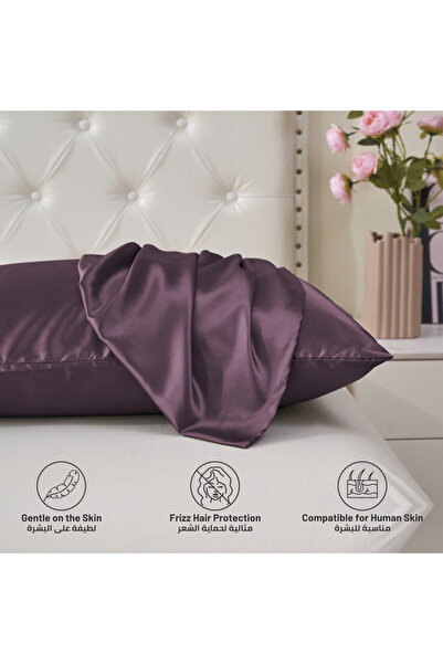 Donetella Satin Pillowcases - 2 Pack Soft and Silky King Size 50x75 cm