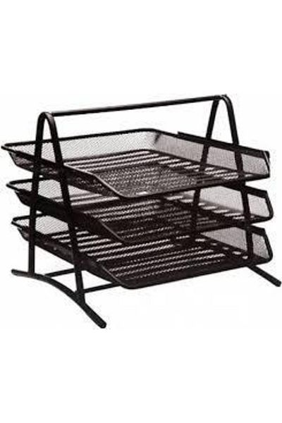KRAF 460g Black Board Rack Kraf Metal 3 Drawer