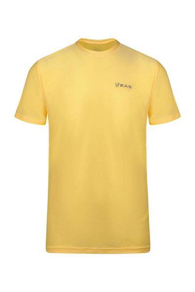 2AS Tricou galben Capri Crew Neck