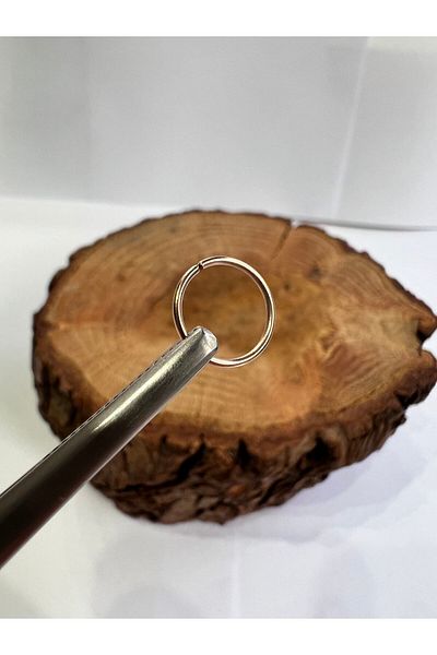 Karınca Piercing Rose Colored Thin Full Ring Ear Nose Piercing