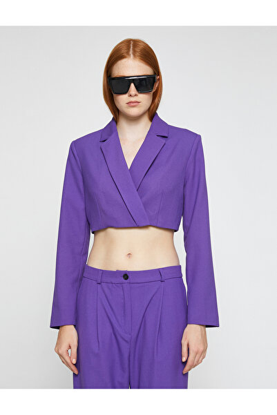 Koton Жіноча фіолетова куртка 3WAL50008IW