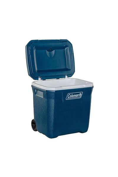 Coleman Xtreme Wheeled 28 Qt Wheeled Cooler Freezer 26 Lt Dark Blue