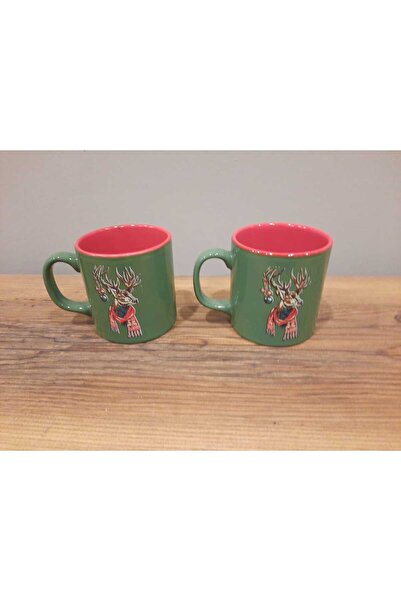 Keramika KERAMİKA YILBAŞI KUPASI 2 Lİ 10 CM