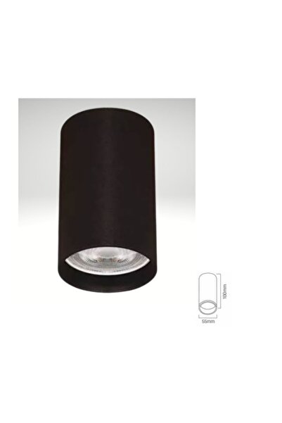 ALRALİGHT Sıva Üstü Silindir GU10 Spot SİYAH