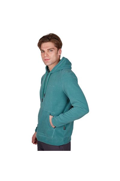 Alpinist Cliff Men's Hooded Fleece Green