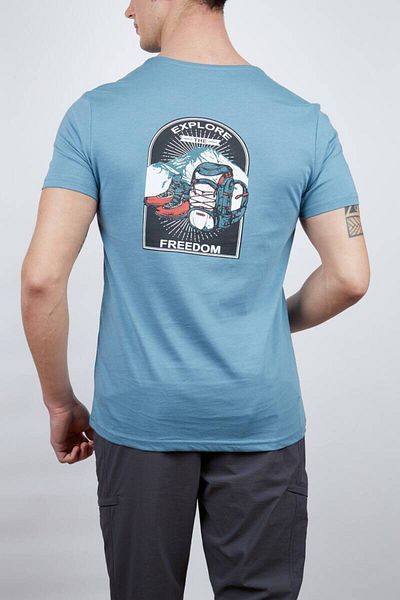 Alpinist تي شيرت نورديك للرجال - S.Blue