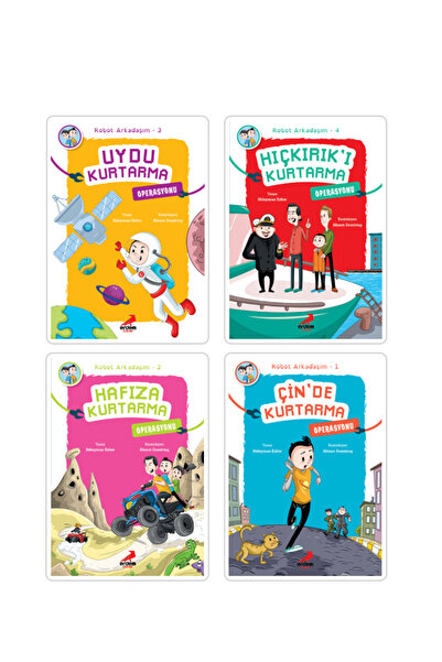 Erdem Yayınları Robot Arkadaşım Serisi 4 Kitap
