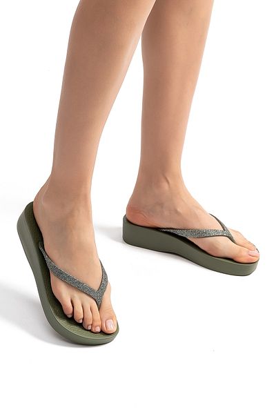 İpanema Γυναικείες σαγιονάρες Green Mesh Chic - 35/40