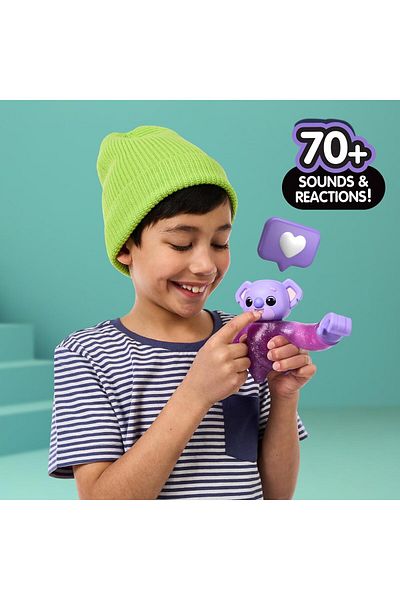 LITTLE LIVE PETS Zoogooz Koala Koomi | Interactive Plush Toy with Fun Sounds & Movement