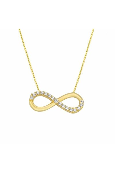 Sembol Gold Altın Sonsuzluk Kolyesi