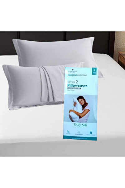 Donetella 2- Piece Microfiber Pillowcase Set - 50x75 cm with Envelope Closure