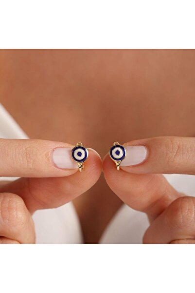 Sembol Gold Altın Çocuk Küpesi Göz