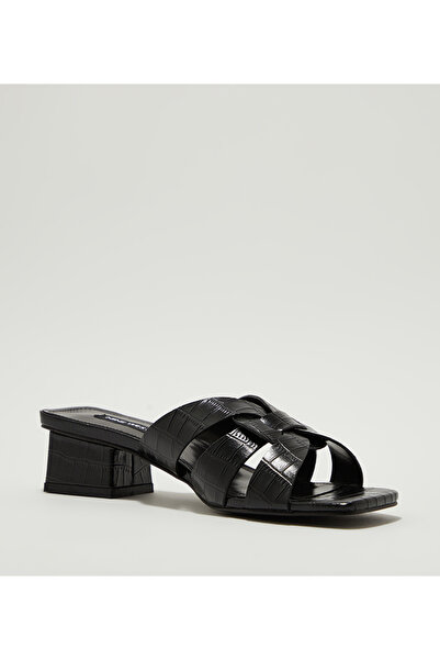 Nine West Women Black Sandals