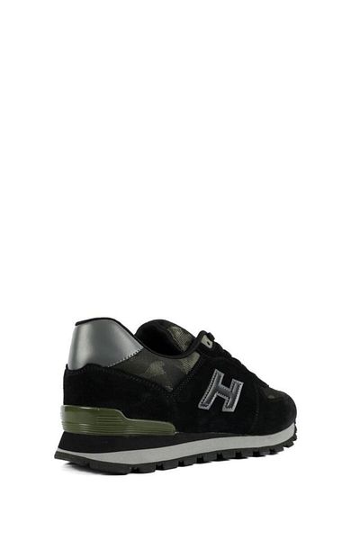 Hammer Jack Hammerjack 102 19250 Negru Kaki Camuflaj Piele autentică Confort Casual Pantofi sport zilnic