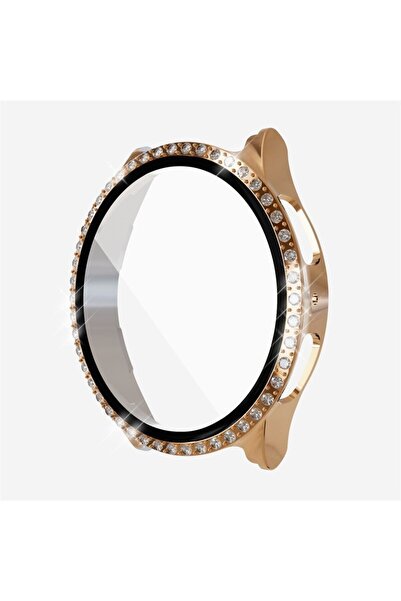 Techmaster Samsung Galaxy Watch 4 5 6 7 44mm Uyumlu Parlak Taşlı Ekran Kasa K...