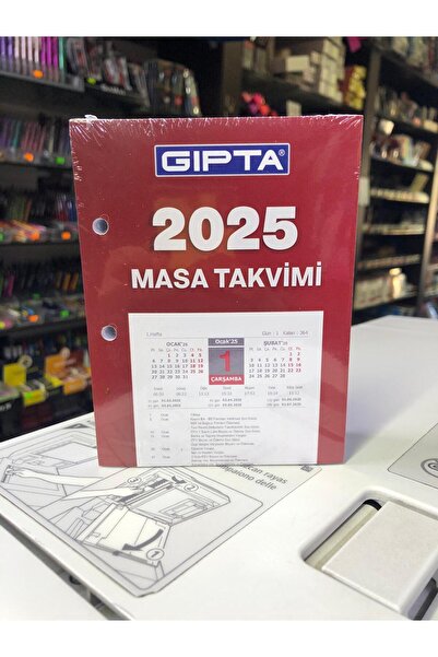 Gıpta GIPTA BLOK MASA TAKVİMİ 2025