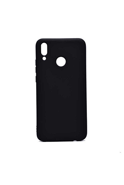 Huawei Y9 2019 - Kılıf Mat Soft Premier Silikon Kapak - Siyah