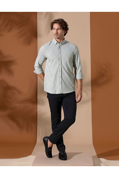 Pierre Cardin Μαύρο Slim Fit 5 Pocket Chino Παντελόνι 50271249 -VR046